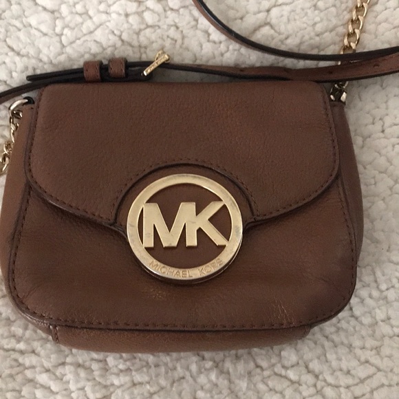 Michael Kors Handbags - Michael Kors cross body brown purse